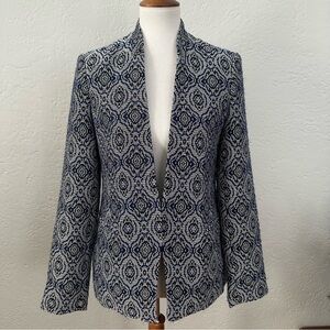 Banana Republic Navy‎ and White Women's Blazer